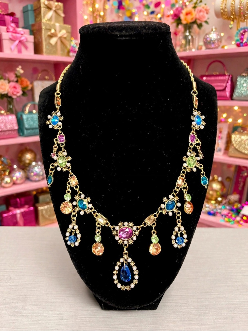 Gypsy Gemstone Daydream Cubic Zirconia Necklace